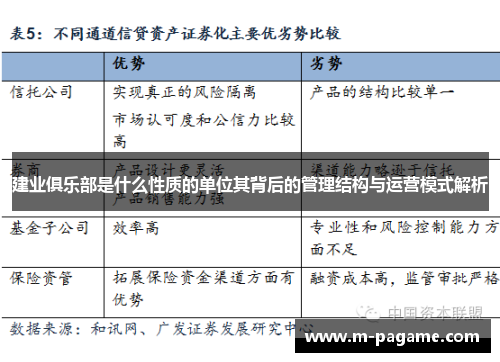 建业俱乐部是什么性质的单位其背后的管理结构与运营模式解析