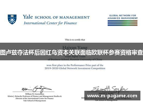 图卢兹夺法杯后因红鸟资本关联面临欧联杯参赛资格审查